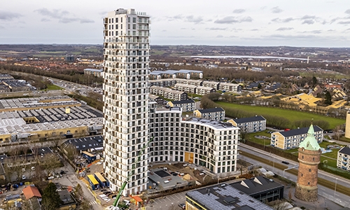 UNITY Aarhus – 28 etager med mikrolejligheder og panoramaudsigt